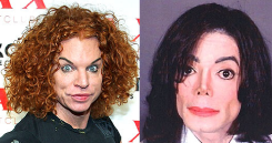 carrot top and michael jackson plastic surgery kings